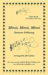 Minoi, Minoi, Minoi Three-Part Mixed choral sheet music cover